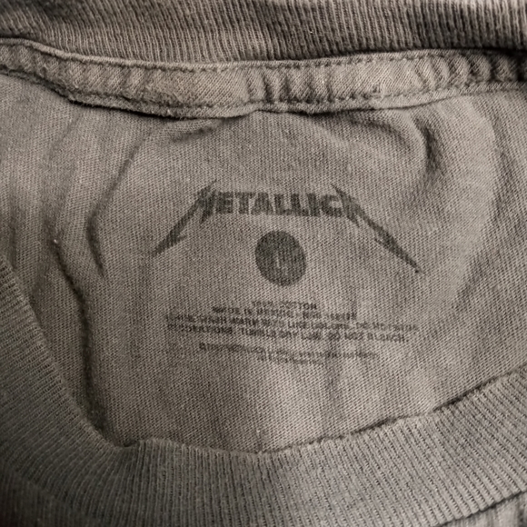 Metallic mens LG T-shirt gray - Picture 3 of 3